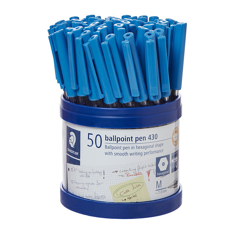 Staed Ballpoint430 M Blu Cup50 Staedtler