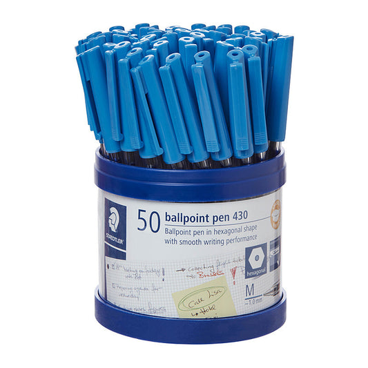 Staed Ballpoint430 M Blu Cup50 Staedtler