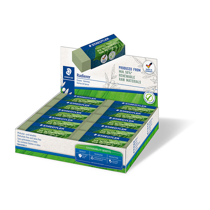 Staed Natural Eraser Lrg Bx20 Staedtler
