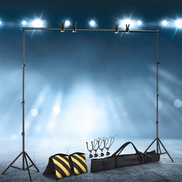 2.5X3M Photography Backdrop Stand Kit Studio Screen Photo Background Support Bag Tristar Online