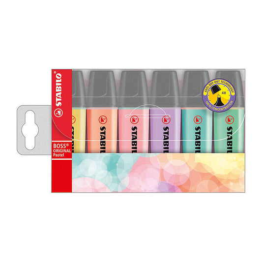 Stabilo Boss Pastel Ast2 Wal6 Stabilo