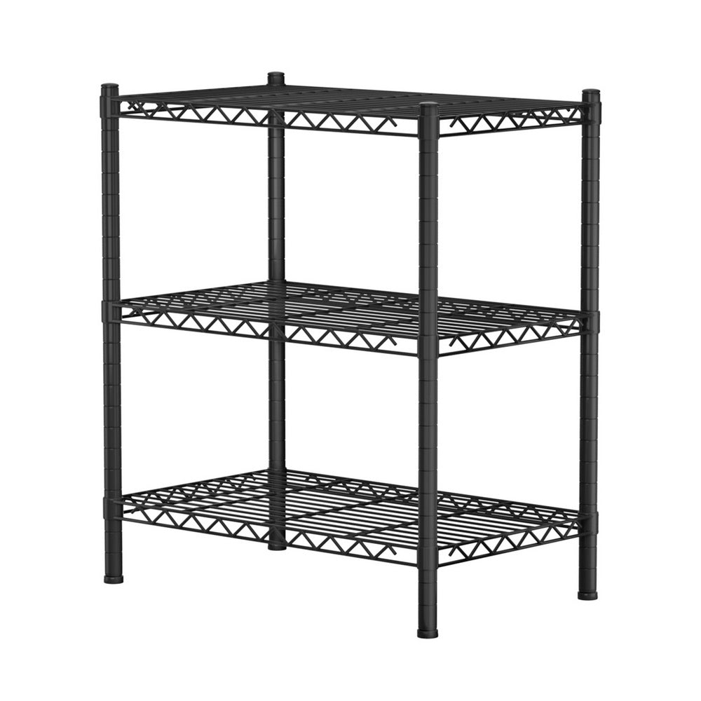 Artiss 3-Tier Shelving Unit Adjustable Garage Storage Shelves Kitchen Rack Steel Tristar Online