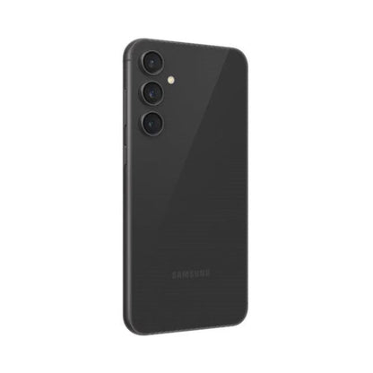 Graphite S23 FE shown angled to showcase display and rear-camera side