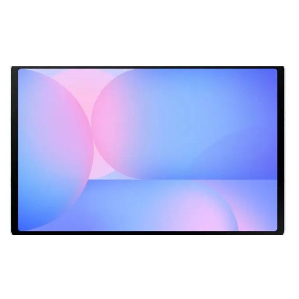 Samsung Galaxy Tab S10 FE tablet in blue, front view with screen on