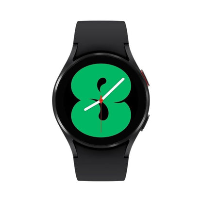Galaxy Watch 4 40mm black with strap visible
