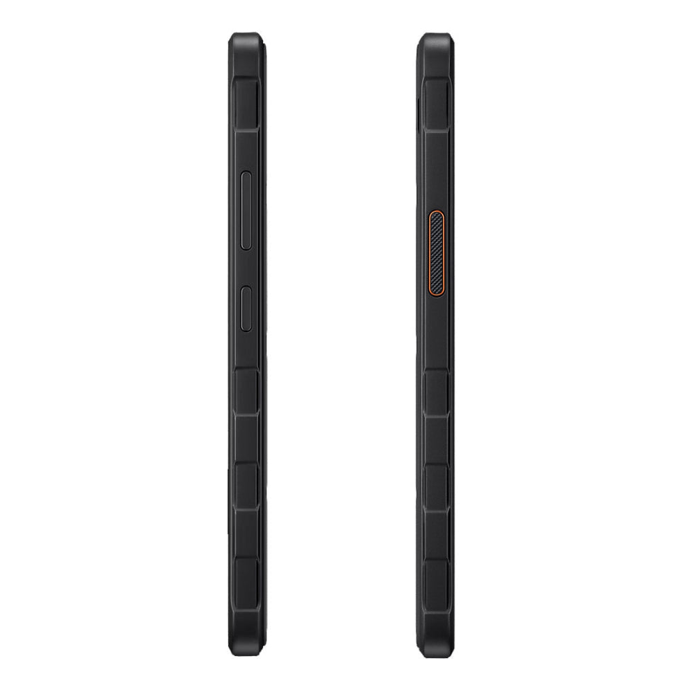 Samsung XCover 7 black with full body visible