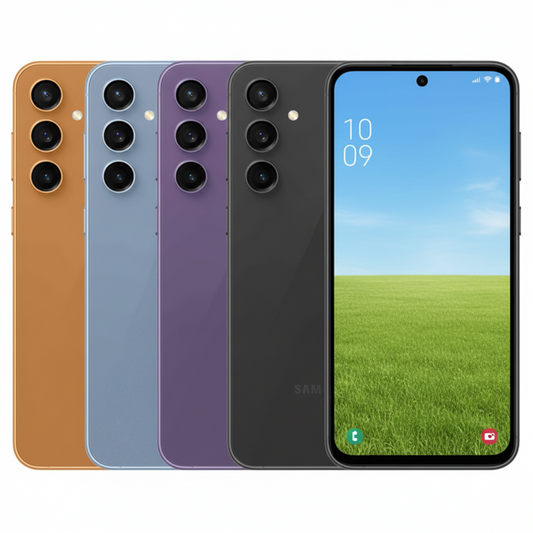 Samsung Galaxy S23 FE Smartphone - 128GB / 256GB - Graphite, Tangerine, Mint, Purple - Good - Refurbished SAMSUNG