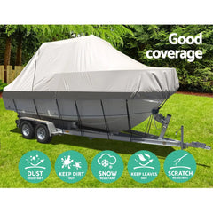 Seamanship 17-19ft Boat Cover Trailerable Jumbo 600D Marine Heavy Duty Tristar Online