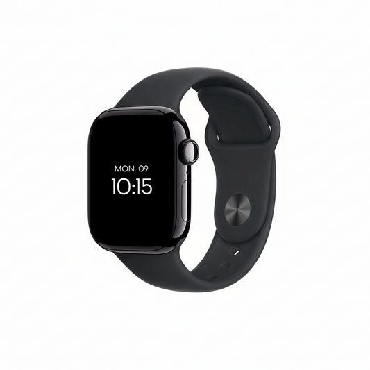 Apple watch Series 10 42MM GPS + Cellular - Aluminum Case Jet Black - Black Sport Band (Copy) Apple