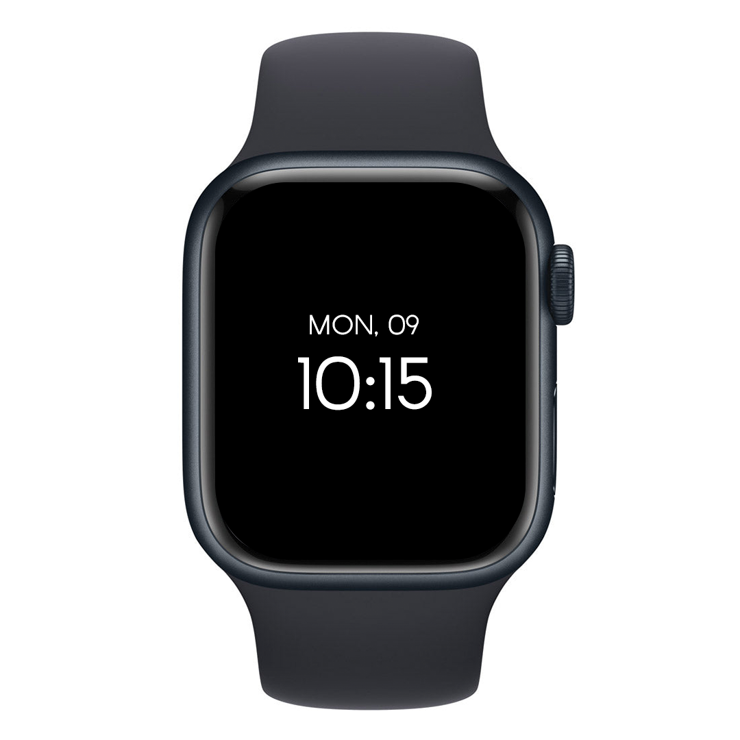 Apple Watch Series 9 41mm GPS + Cellular Midnight Aluminium Case w/ Midnight Sport Band - Pristine - Refurbished (AU Version)