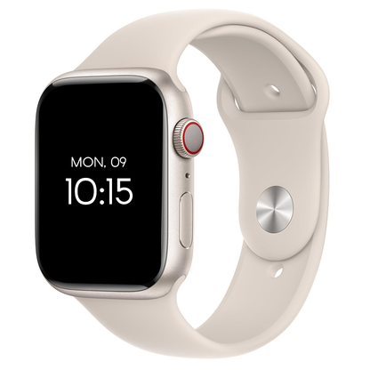 Apple Watch Series 9 45mm Starlight Aluminium Case GPS + Cellular (M/L)
