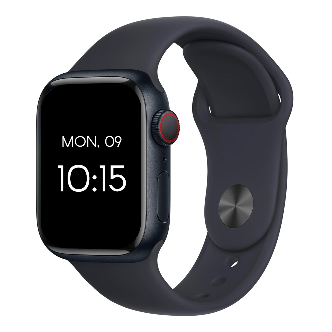 Apple Watch Series 9 45mm (GPS + Cellular) Midnight Aluminium Case with Midnight Sport Band (M/L) (Open Never Used)