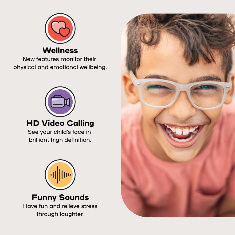 Coral SpaceTalk Adventurer kids video smartwatch angled view