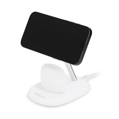 Sprout Qi2 Magnetic 2-in-1 Wireless Charger White ( AU Version )-