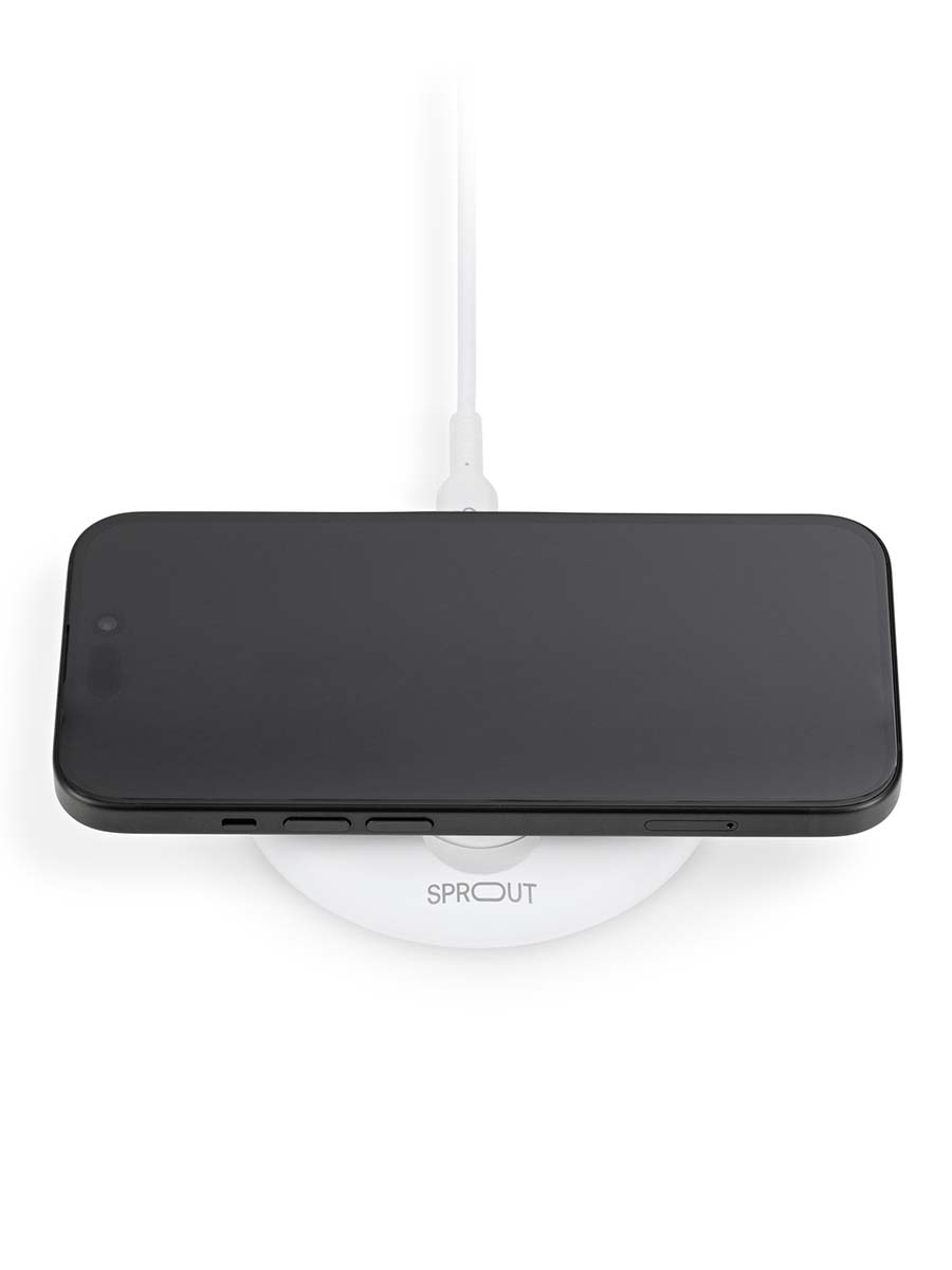 Sprout Qi2 Foldable Wireless Charger – White - Pristine - Refurbished  - (AU Version) Sprout