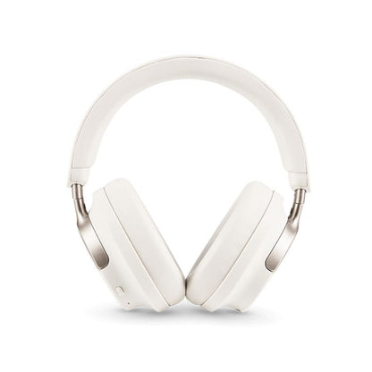 White Sprout Harmonic 4 headphones shown side‑angle highlighting earcup and headband