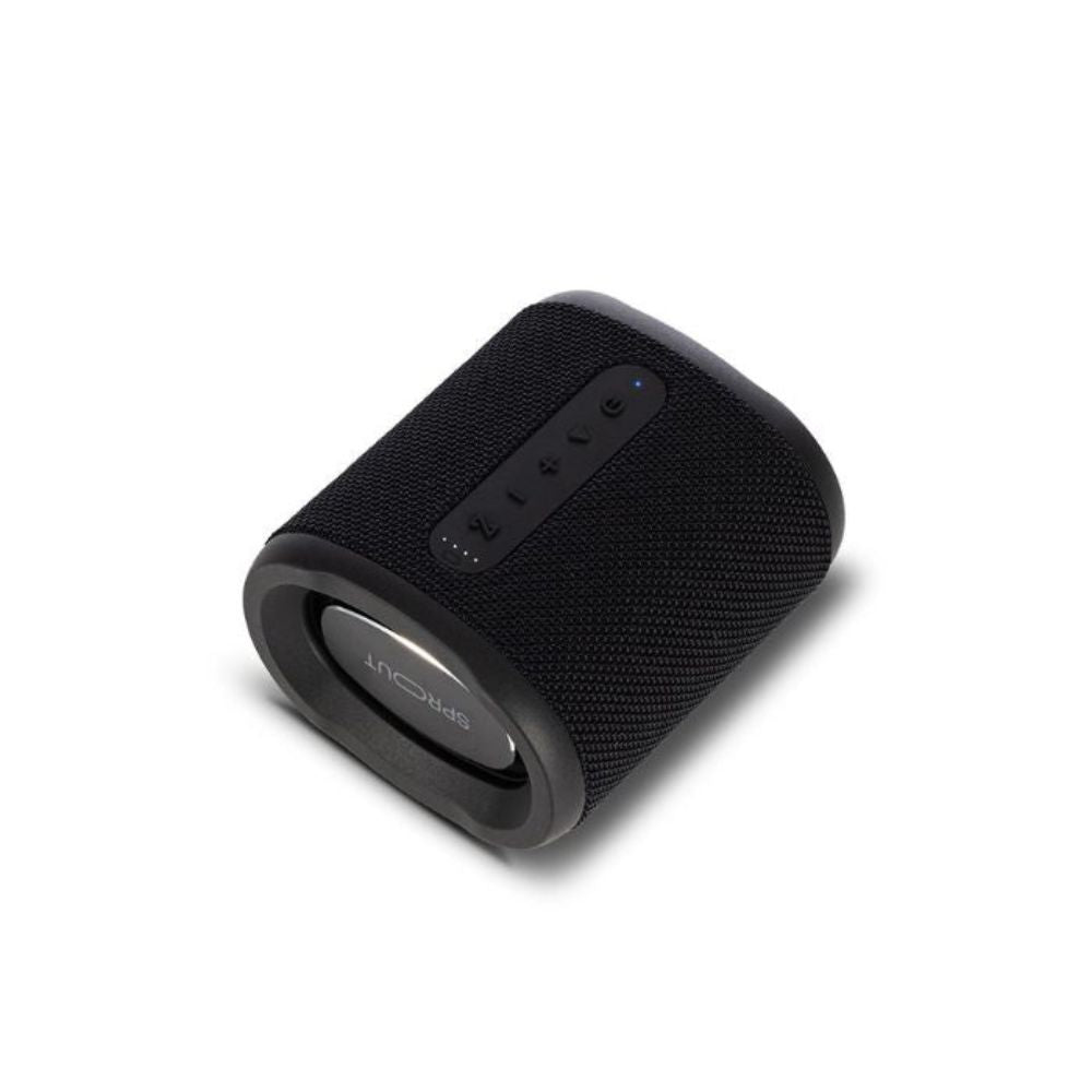 Sprout Soundwave Lite speaker with buttons and ports visible