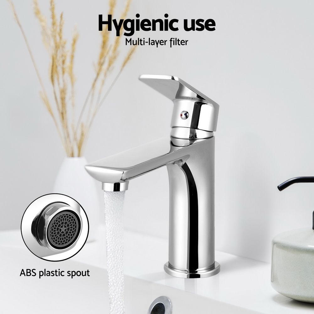 Bathroom Basin Mixer Tap Brass Faucet Vanity Laundry Sink Chrome