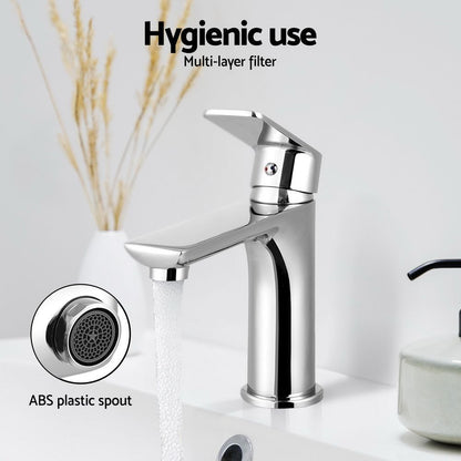 Bathroom Basin Mixer Tap Brass Faucet Vanity Laundry Sink Chrome