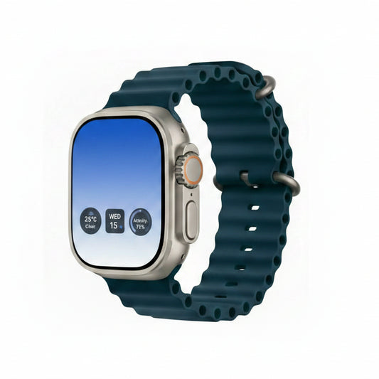 Apple Watch Ultra 2 49MM GPS + Cellular - Titanium Case Ocean Band Blue