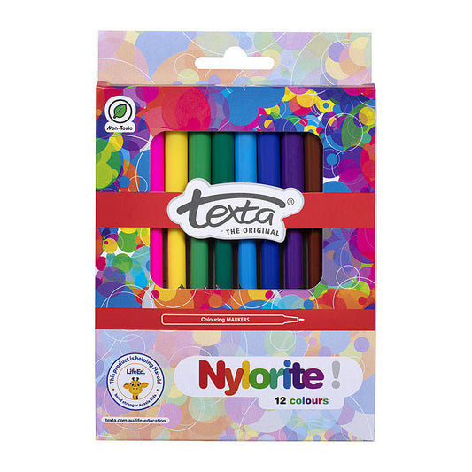 Texta Nylorite Color Mrkr Pk12 Texta