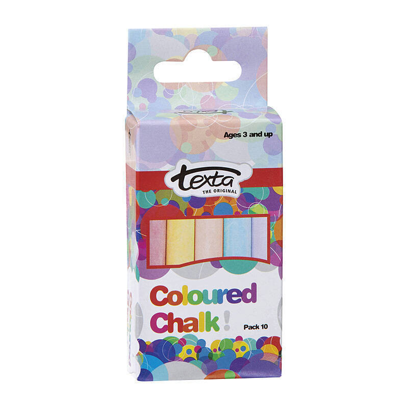 Texta Chalk Colours Pk10 Texta