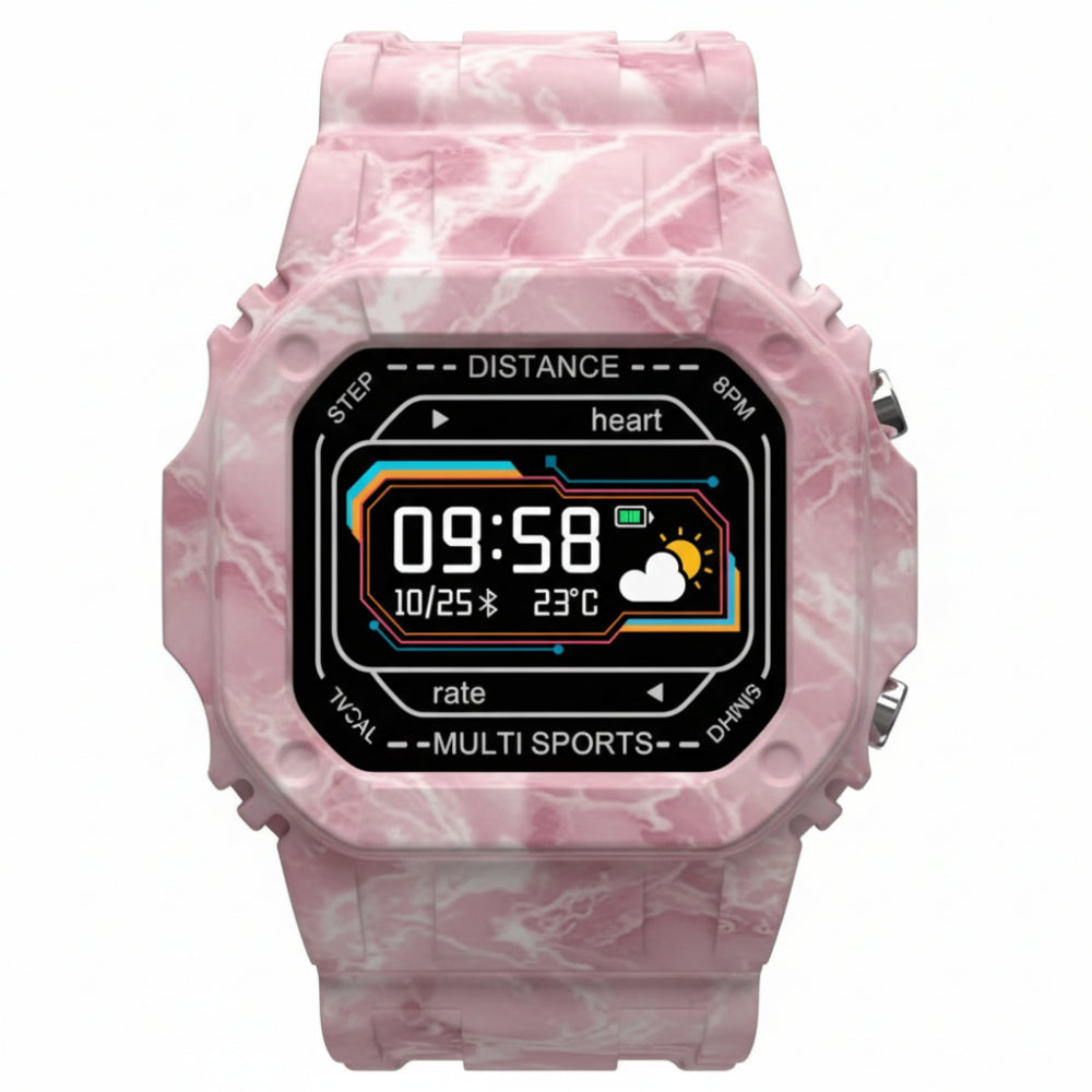Tristar Fitness Tracker i2 Smart Watch - Pink Camouflage - Multi-Sports Display - Pristine - Refurbished Tristar Online