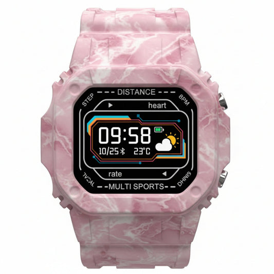 Tristar Fitness Tracker i2 Smart Watch - Pink Camouflage - Multi-Sports Display - Pristine - Refurbished Tristar Online