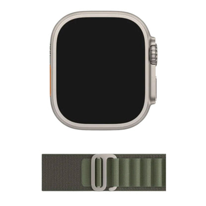 Apple Watch Ultra 49mm Titanium Case GPS + Cellular with Green Alpine Loop Apple