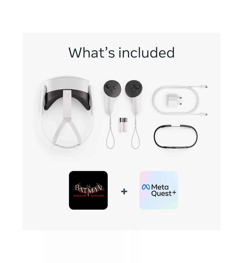 Meta Quest 3S AllInOne Virtual Reality Headset 256GB Meta