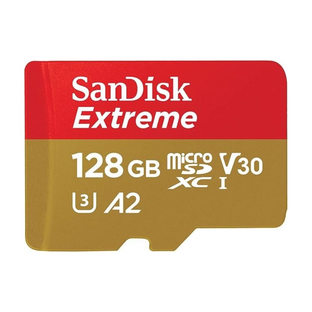 128GB Extreme microSDXC UHS-I Memory Card with Adapter