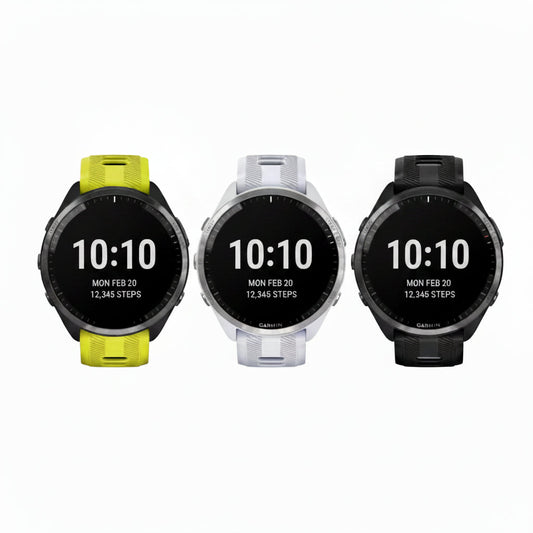 Garmin Forerunner 965 GPS Running Smartwatch - Black/Grey, Whitestone, Amp Yellow Garmin