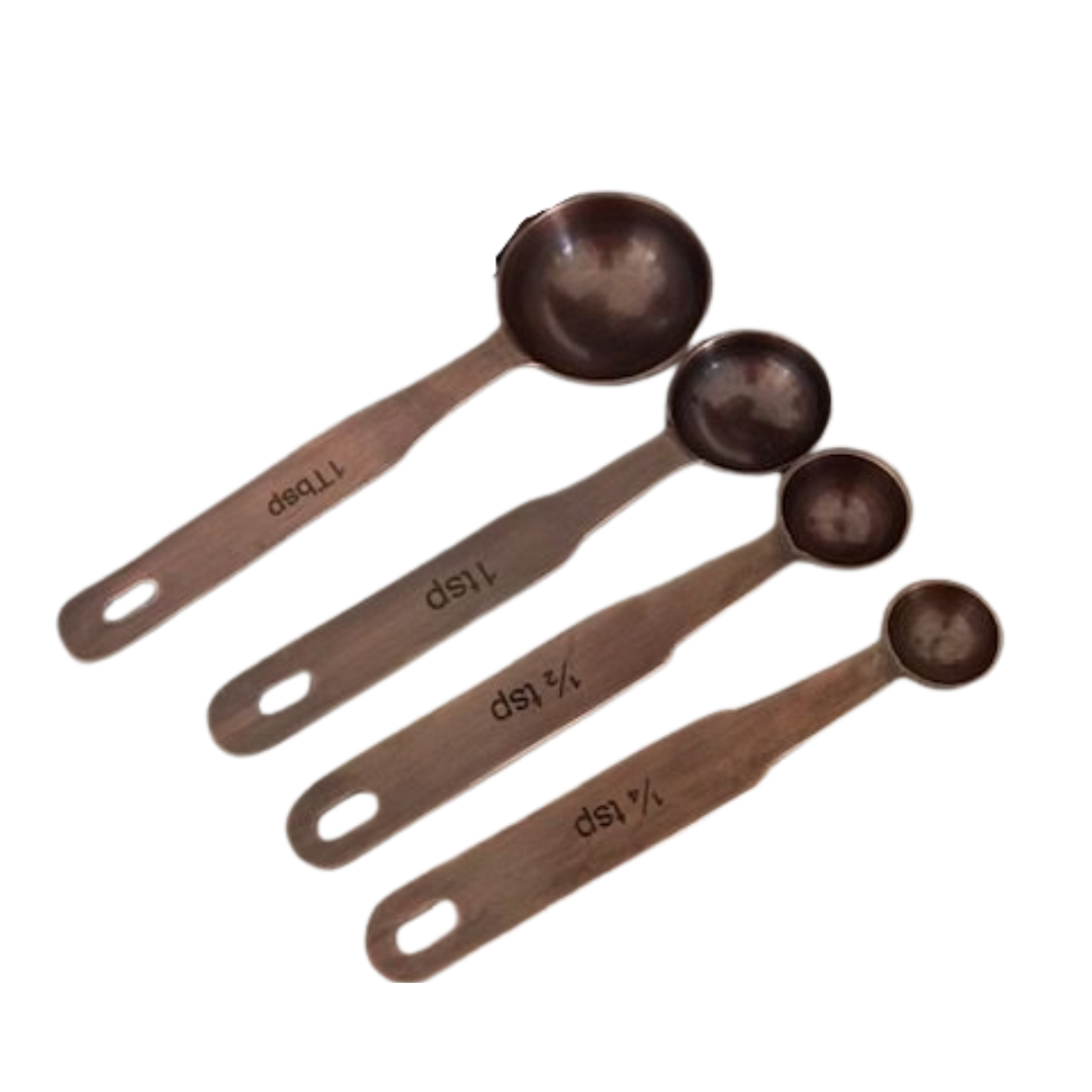 Antique Copper Finish Stainless Steel Measuring Spoons Tristar Online
