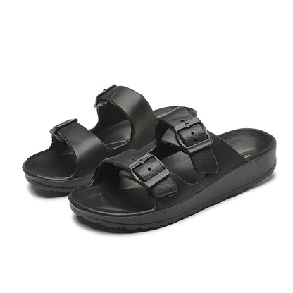 UNISEX BEACH SLIDES 0099 - MEN - Black / AUS Ladies9.5/Men7.5/EU41/25.5cm Tristar Online