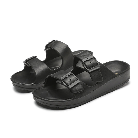 UNISEX BEACH SLIDES 0099 - MEN - Black / AUS Ladies12/Men10/Eu44/27cm Tristar Online
