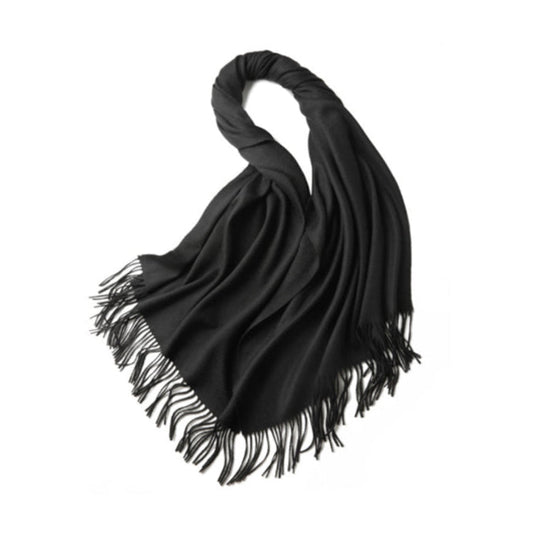100% MERINO VIRGIN WOOL SHAWL 970115 BLACK Tristar Online