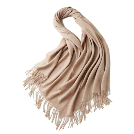 100% MERINO VIRGIN WOOL SHAWL 970115 BEIGE Tristar Online