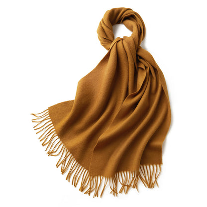 100% MERINO VIRGIN WOOL SCARF 970116 YELLOW Tristar Online