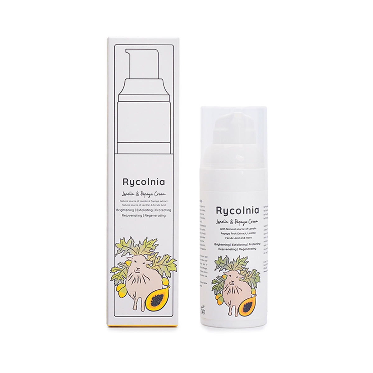 Rycolnia Lanolin & Papaya Cream 50g Tristar Online