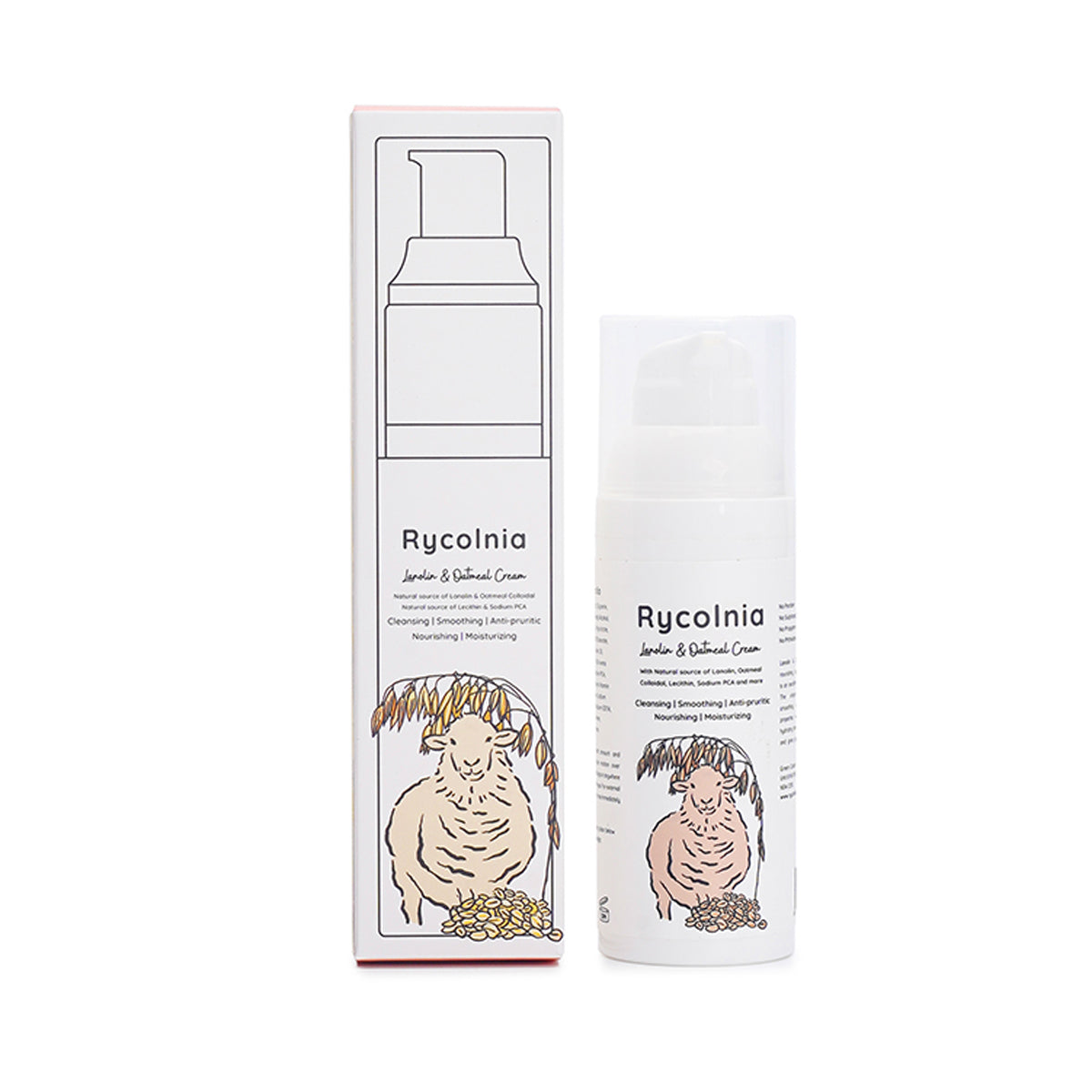 Rycolnia Lanolin & Oatmeal Cream 50g Tristar Online