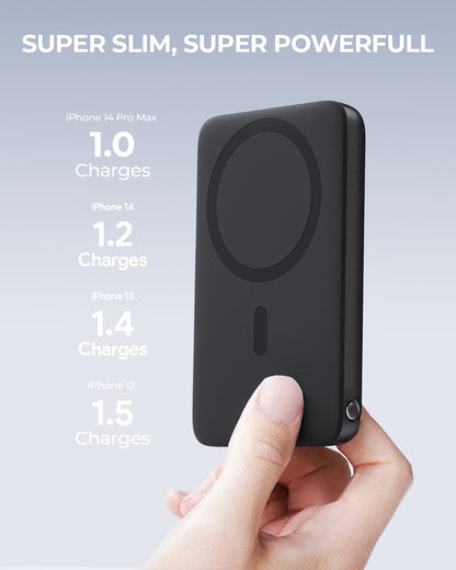 Aukey MagLinnk 6700mAh Magnetic Wireless Charging Power Bank (PB-MS01) Tristar Online