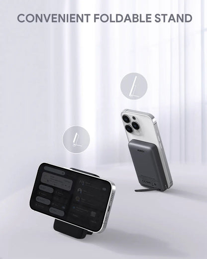 Aukey MagLinnk 10000mAh Magnetic Wireless Charging Power Bank (PB-MS02) Tristar Online