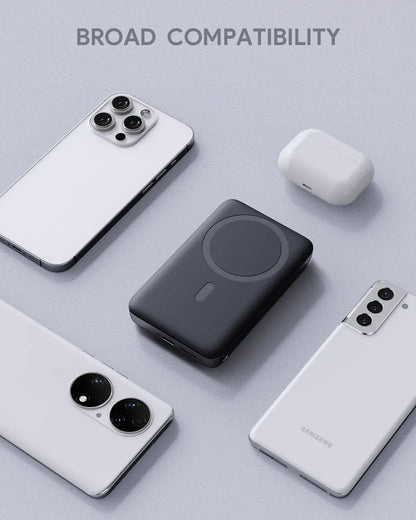 Aukey MagLinnk 10000mAh Magnetic Wireless Charging Power Bank (PB-MS02) Tristar Online