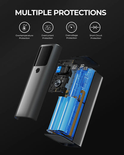 Aukey Sprint X 27.6K 140W 27,600mAh Portable Power Bank with PD3.1 (PB-Y45) Tristar Online