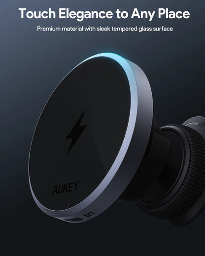 Aukey MagLink Dash Magnetic Fast Wireless Charging Phone Mount (HD-MC13) Tristar Online