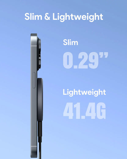 Aukey Magfusion Aura Qi2 Magnetic Fast Wireless Charger (LC-MC10) Tristar Online