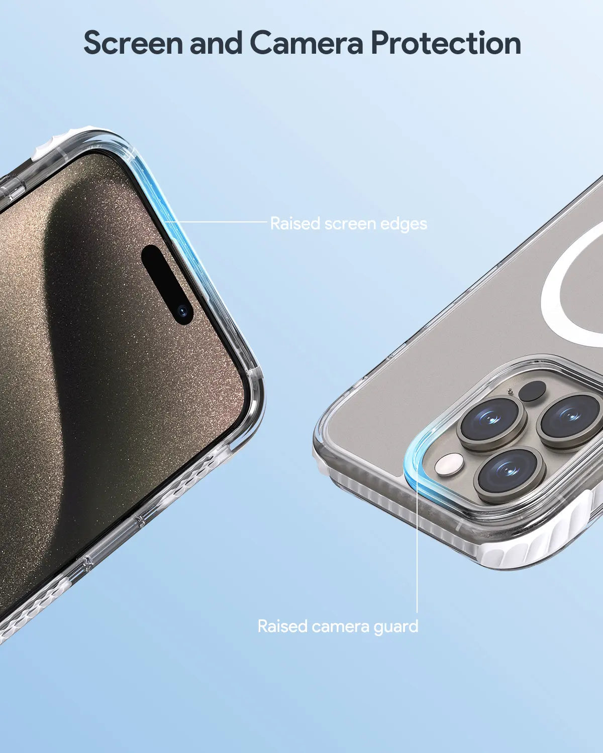 Aukey Urban Guard Magnetic Hard-Shell iPhone 15 Phone case - Transparent (TM11A) Tristar Online