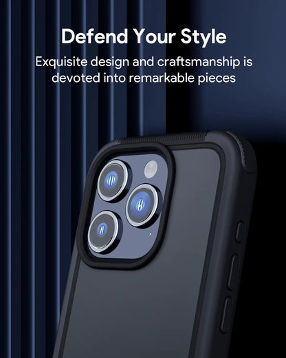 Aukey Urban Guard Elite Magnetic Hard-Shell iPhone 15 Pro Max Phone Case - Dark Gray (UG10D) Tristar Online