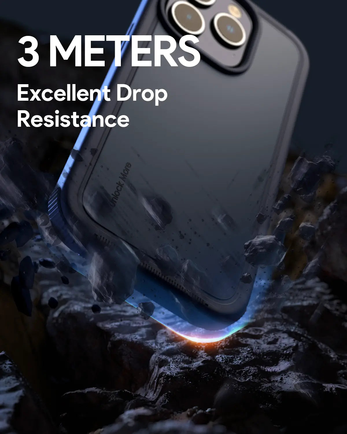 Aukey Urban Guard Elite Magnetic Hard-Shell iPhone 15 Pro Max Phone Case - Dark Gray (UG10D) Tristar Online