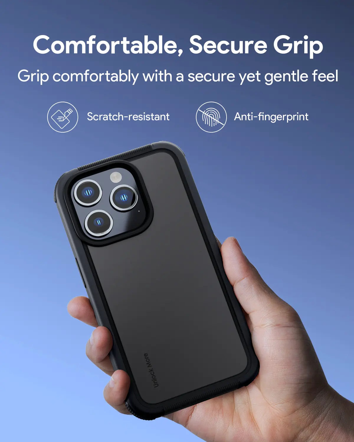 Aukey Urban Guard Elite Magnetic Hard-Shell iPhone 15 Pro Max Phone Case - Dark Gray (UG10D) Tristar Online